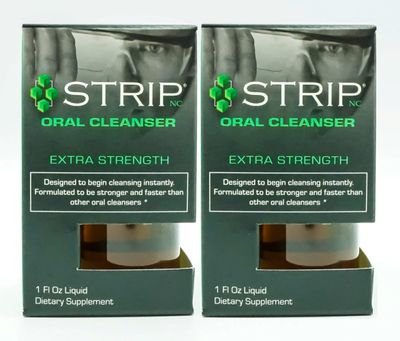 Wellgenix Strip Detox Oral Cleanser Extra Strength Instant Cleansing - Potent Deep System Cleanser - Formulated to Be Strong 1 oz 2 Pack