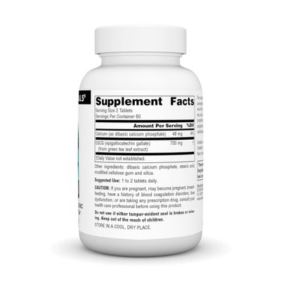 Source Naturals EGCG, Antioxidant and Thermogenic Activator From Green Tea, 350 mg - 120 Tablets