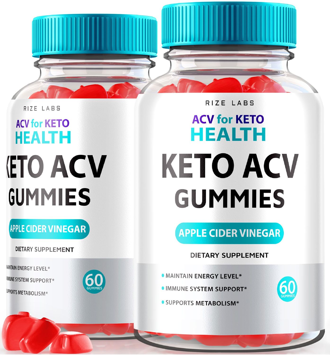 rize labs - ACV for Keto Health Gummies - 750mg Advanced Weight Loss with Apple Cider Vinegar ACV Supplement for Belly Fat 120 Gummies