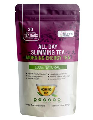 All Day Slimming Tea For Daytime - 30 Days Supply - Boosts Metabolism Skyrockets Energy Level