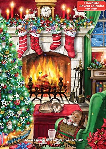 Vermont Christmas Company Cozy Christmas Chocolate Advent Calendar Countdown to Christmas