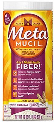 Metamucil Coarse Original Texture Unflavored Fiber 19 ounces