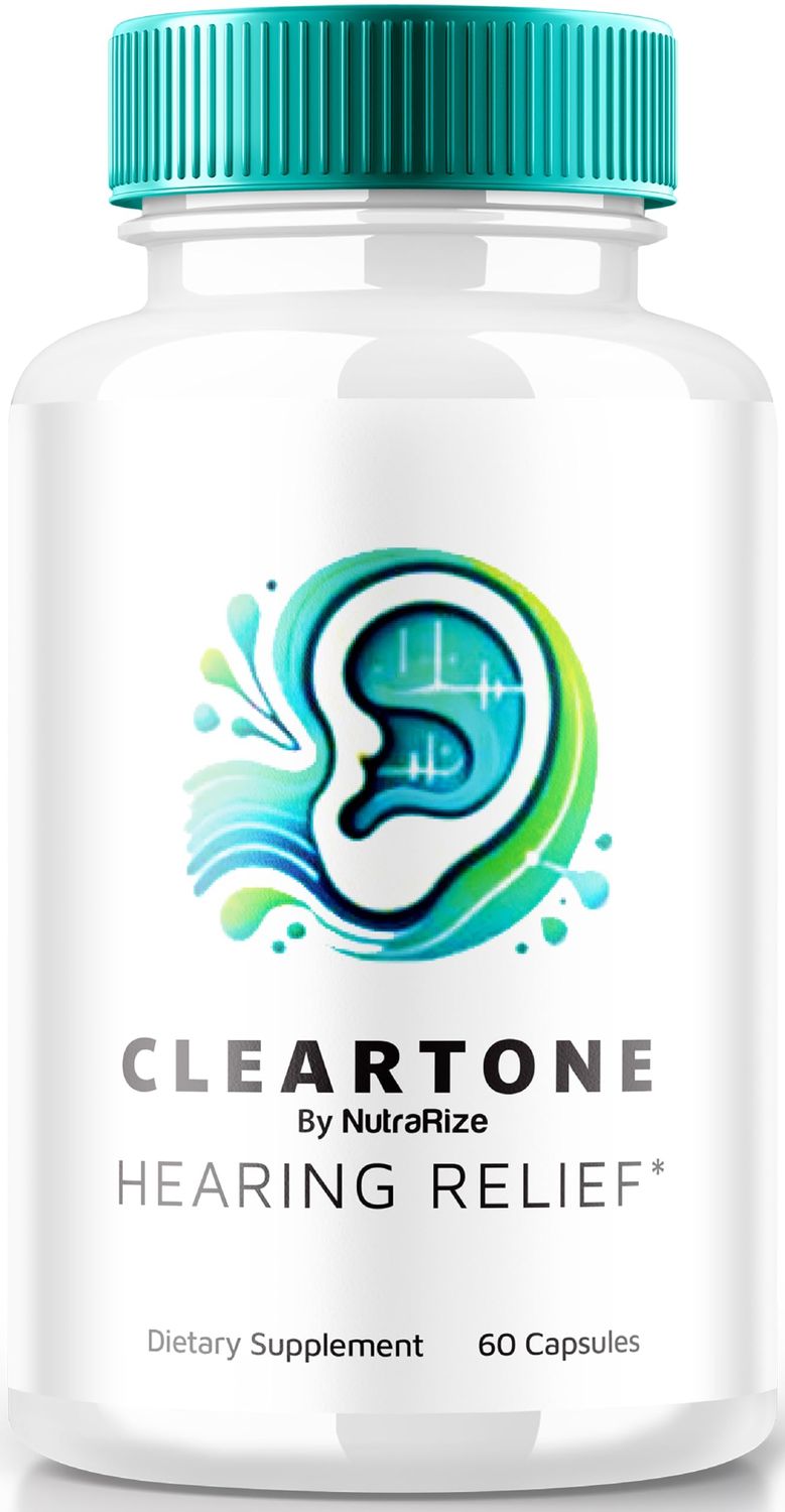 NutraRize ClearTone Tinnitus, Clear Tone Pills for Hearing, ClearTone Pills Supplement for Overall Ear Health, Official Auditory Support Capsules, ClearTones Review 60 Capsules