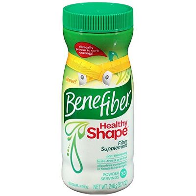 Benefiber Healthy Shape Fiber Supplement poweder servings 33 Doses 8.7 oz