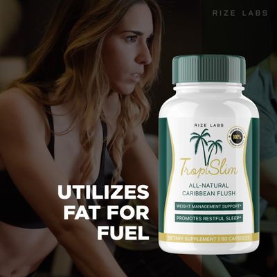 Official 5 Pack Tropislim, Tropislim All Natural Caribbean Flush, Weight Loss Supplement, Tropislim Slimming Capsules for Women, Healthy Lifestyle Leaner Physique, Tropical Reviews 300 Capsules