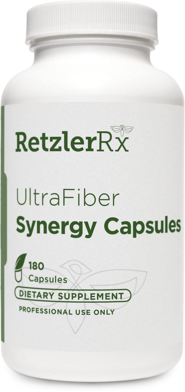 HormoneSynergy UltraFiber Lean Capsules by RetzlerRx - 100 Natural and Soluble Propolmannan Fiber - Supports Satiety and Healthy Bowel Movements