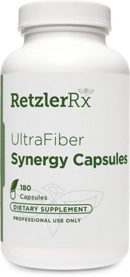 HormoneSynergy UltraFiber Lean Capsules by RetzlerRx - 100 Natural and Soluble Propolmannan Fiber - Supports Satiety and Healthy Bowel Movements