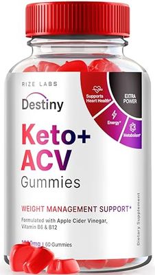 rize labs Destiny Keto ACV Gummies, Advanced Weight Loss Gummies 60 Gummies