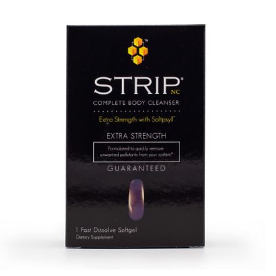 Wellgenix Strip NC Complete Body Cleanser, Premium Body Cleanse, Herbal Detox Cleanse to Flush Your System, One Hour Toxin Removal, 1 Fast Acting Softgel