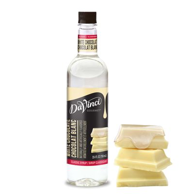 DaVinci Gourmet Classic White Chocolate Syrup, 25.4 Fluid Ounces Pack of 1