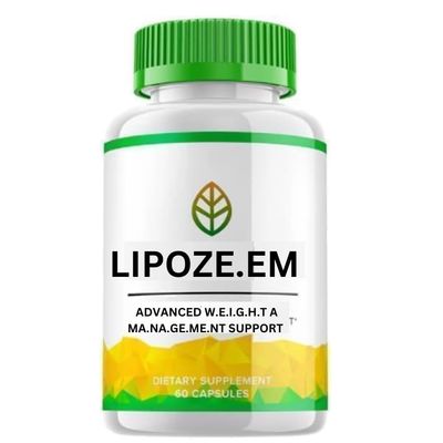 LIPOZ.EM - Natural Wellness Capsules for W.e.i.g.h.t Ma.na.ge.me.nt, 60 Capsules 1pack