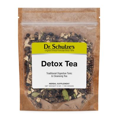 Dr. Schulze s Detox Tea All Purpose Herbal Tonic Powerful Digestive Stimulant Dietary Supplement Ultimate Liver Cleanse Helps Eliminate Gas Indigestion Release Toxins 6 Oz. Pack