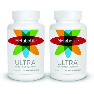 MetaboLife Ultra - Dietary Supplement - Hunger Supplement for Women Men - 800 mg, 45 Caplets 2 Pack