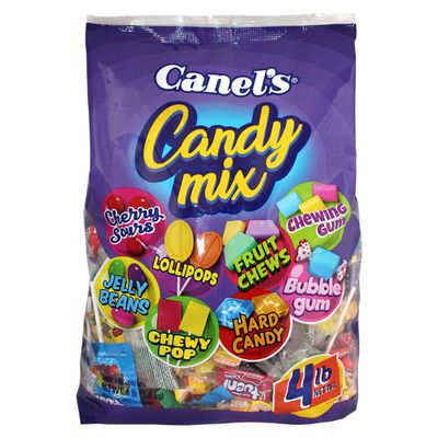 Canels Mexican Candy Mix Bag - Assorted Candy Mix with Bubble Gum, Chewy Candy, Lollipops, Sours, and Jelly Beans, 3.5 lb