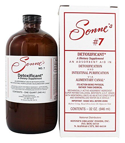 Sonnes - Detoxifying Liquid Hydrated Bentonite Clay 7, 32 Oz