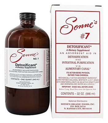 Sonnes - Detoxifying Liquid Hydrated Bentonite Clay 7, 32 Oz
