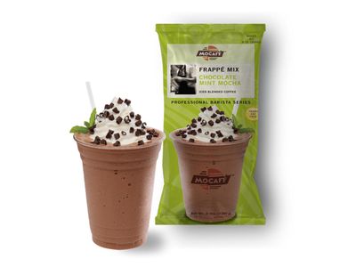 MOCAFE Frappe Chocolate Mint Mocha, Ice Blended Coffee, 3-Pound Bag by Mocafe
