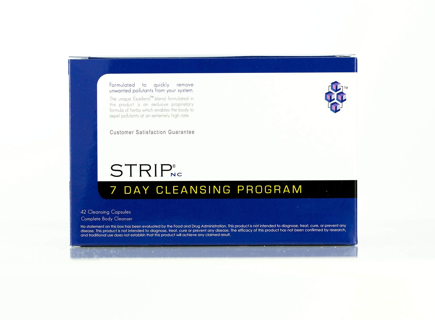 Wellgenix Strip NC 7 Day Detox - Blend of Cleansing Herbs to Enable The Body to Expel Toxins - 42 Fast Caps 1 Pack