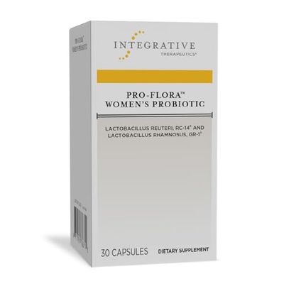 Integrative Therapeutics Pro-Flora Womens Probiotic - Lactobacillus rhamnosus GR-1 and Lactobacillus reuteri RC-14 Strains - Urogenital and Womens Health Support Supplement - 30 Capsules