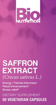 Bio Nutrition Standardized Saffron Vegi-Caps, 50 Count
