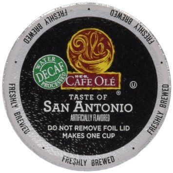 HEB Cafe Ole Coffee Single Serve Cup 12 ct Box Pack of 4 48 Cups Decaf - San Antonio - Medium Bodied subtle undertones of cinnamon and chocolate