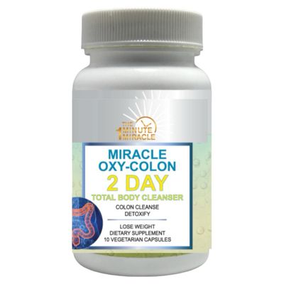 The One Minute Miracle - Miracle Oxy-Colon Cleanse - Colon Cleanser for 2 Day Cleanser