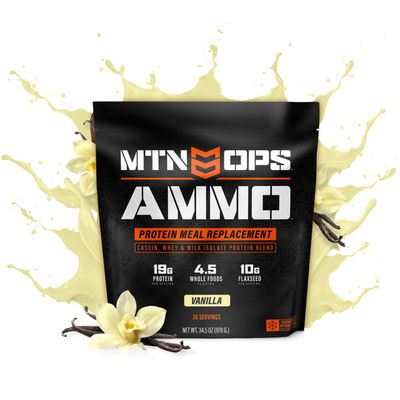 MTN OPS Ammo Protein Meal Replacement Powder - 28 Servings, Vanilla