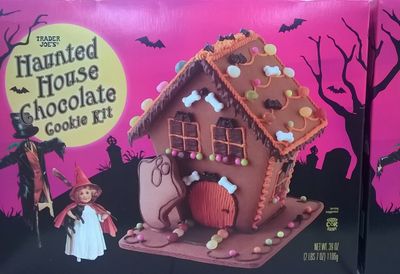 Trader Joes Haunted House Chocolate Decorating Dessert Activity Kit - 1 Count 2 lbs 7 oz.
