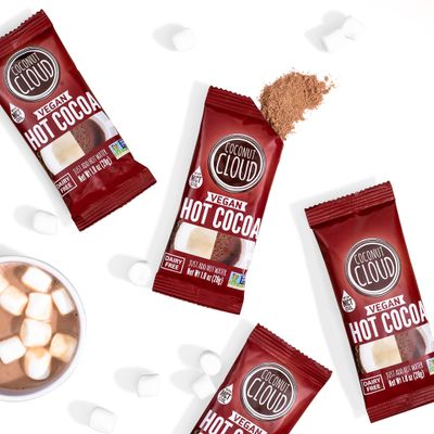 Dairy Free Hot Cocoa Sticks Delicious, Vegan, Non-GMO, Natural, Coconut Powdered Milk MCT OIL. Just add Water Enjoy a Perfect Hot Chocolate, 8 Sticks