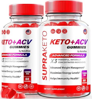2 Pack Supra Keto ACV Gummies, Official Supra Keto ACV Advanced Weight Loss Gummies, Natural Apple Cider Vinegar Gummy, Premium Keto Plus ACV Formula, ACV Keto Gomitas Review 120 Gummies