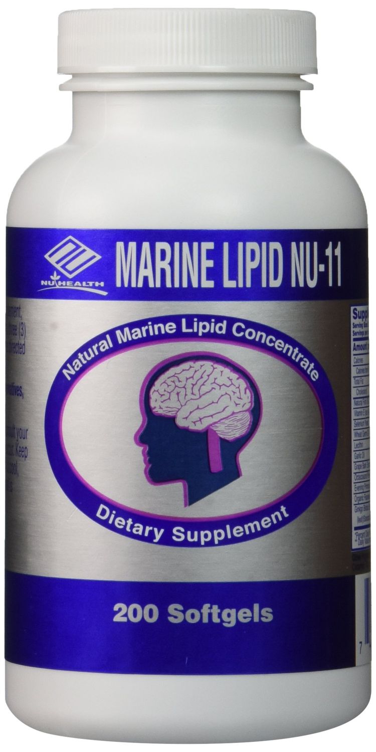 Nu Health Marine Lipid Nu-11 Dietary Supplement 200 softgels