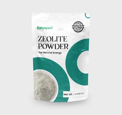 Katyayani Zeolite Powder 454gm 1lb Ultra FINE Less Clinoptilolite 95 Natural Mineral Dust Zeolite Powder Supplement