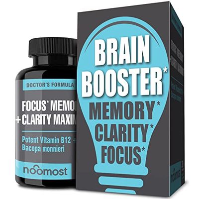 Brain Supplement for Focus, Memory, Clarity, Energy Work as Caffeine Brain Booster for Memory Focus for Brain Fog, Brain Boost Brain Support Pack 1