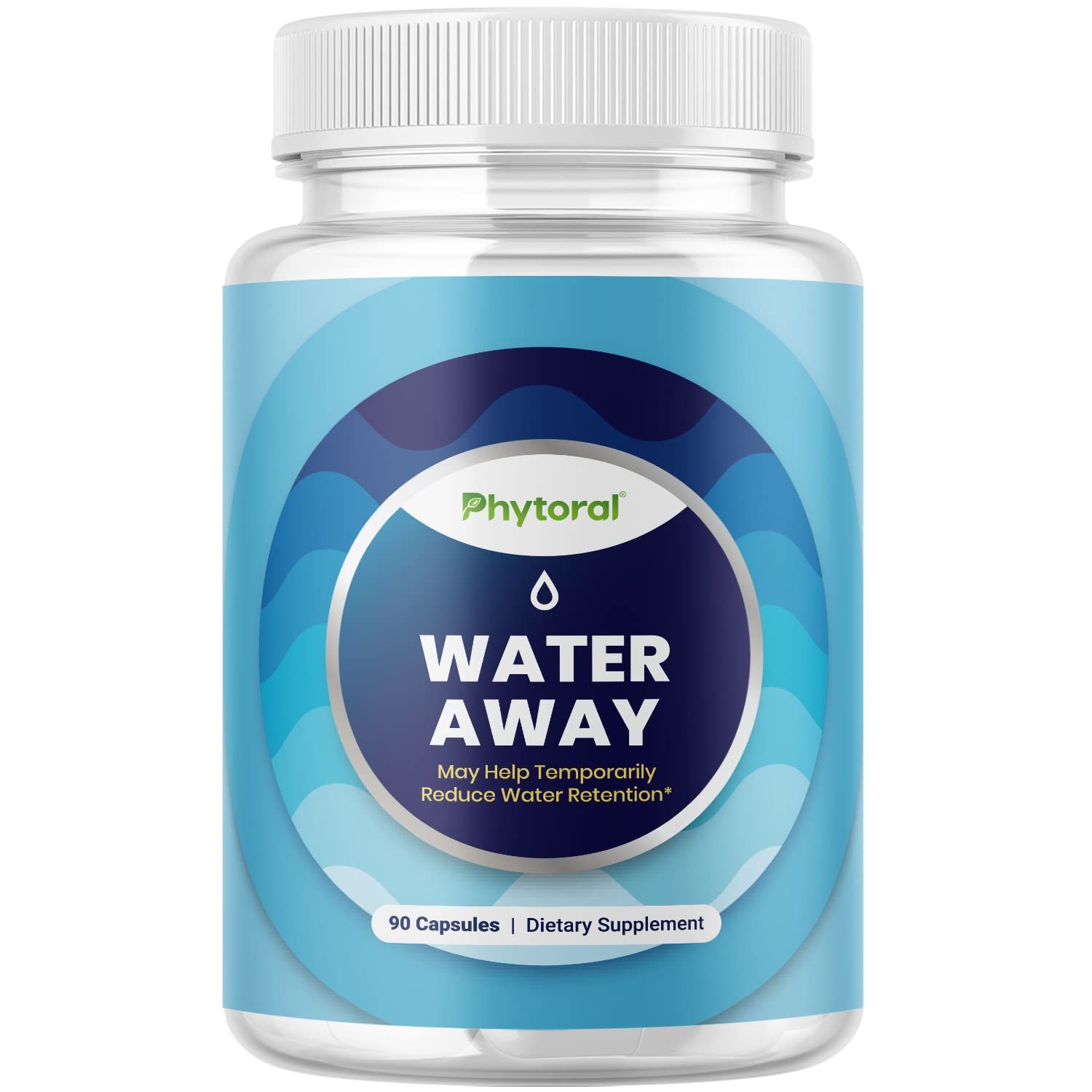 Water Retention Pills for Women Men - Herbal Diuretic Supplements - Fluid Retention Supplement with Dandelion Leaf Extract Green Tea for Bloating Relief - Pills for Leg Feet Swelling - 90 Count