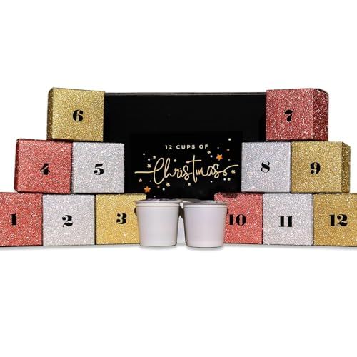 12 Days of Christmas Advent Calendar by Happy Packs Hot Chocolate Pods Variety Pack Seasonal Favorites K Cup Hot Cocoa Advent Calendar 2024