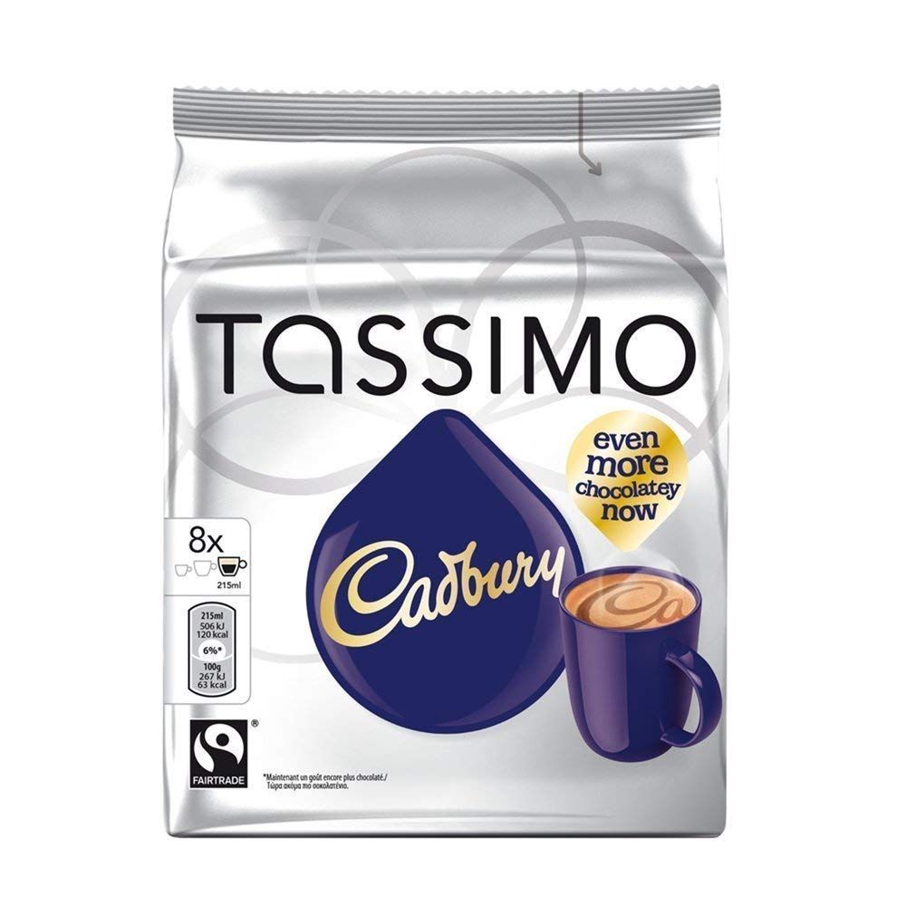 Tassimo Home Use T-Discs Pods You Choose Flavours Carte Noire Cadburys Suchards Cadbury Chocolate 8s