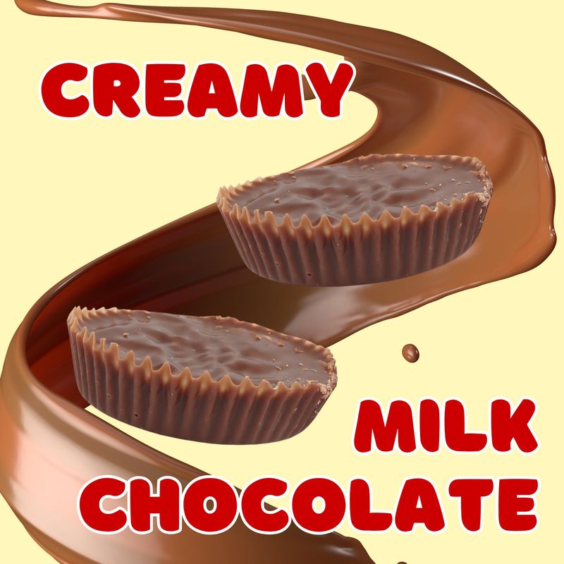 Sweetzo - Bulk Boyer Candy Assortment, Peanut Butter, Milk Chocolate, and Butterscotch Cups, Individually Wrapped Candies, Party Favor Snacks, Each Cup is 0.5 Ounces (Pack of 4)