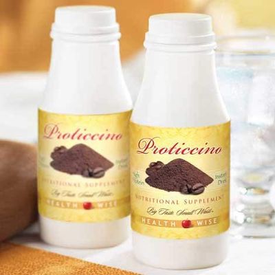 Fit Wise - High Protein Diet Proticcino Low Calorie, Low Carb 6-Pack Bottles by Healthwise
