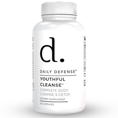 Daily Defense14 Day Cleanse Pills Advanced Gut Cleanse and Detox for Men and Women Fast Natural Laxative for Constipation Relief with Casacra Sagrada, Psyllium Husk, Senna Leaf and Probiotics