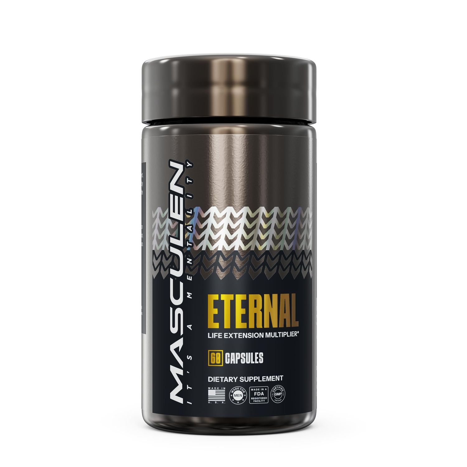 NAD Support Supplement with Nicotinamide Riboside, Pterostilbene, Green Tea Extract, EGCG, and Piperine - Energy, Cellular Health, Metabolism, and Immune Support - 60 Capsules