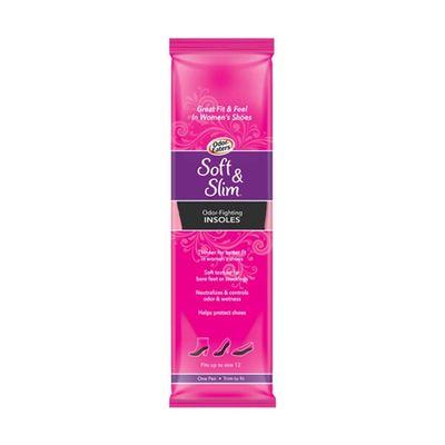 Odor Eaters Insoles Soft Slim Womens 6 Pack