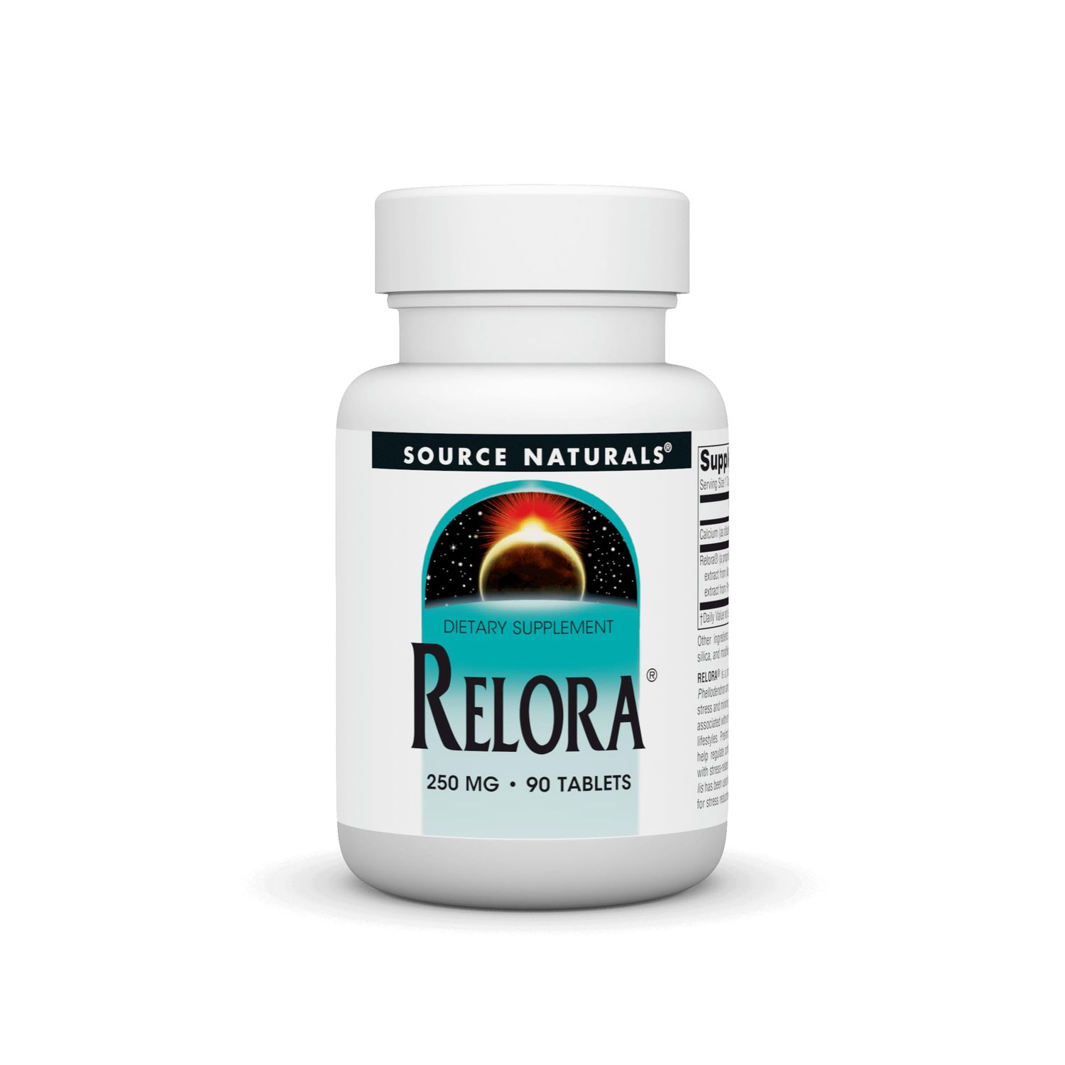 Source Naturals Relora, Promotes Healthy Eating Behavior and Muscle Relaxation Support, 250 mg - 90 Tablets