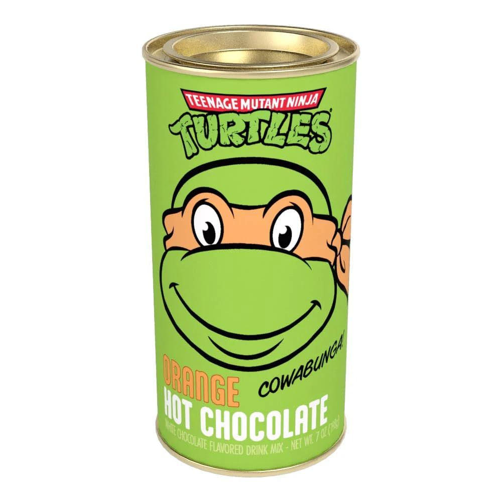 McStevens Teenage Mutant Ninja Turtles Orange Hot Chocolate 7oz Round Tin