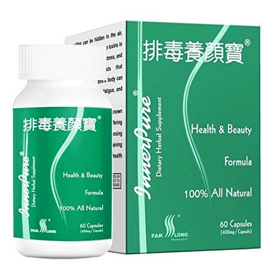 FAR LONG InnerPure with 6 HERBSSupport Healthy Bowel Movements and Enhance Digestive Wellness. Promote Regularity, Nurture Gut Health, and Achieve Digestive Balance ,60 Capsules