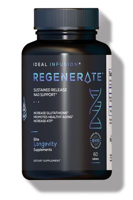 Ideal Infusion Sustained Release Supplement for NAD NR Biosynthesis, Cardiovascular Health Muscle Vitality: Boost ATP, NAD, Glutathione 60 Servings Vegan