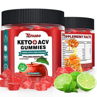2 Pack 90 Count Keto ACV Gummies Formula with 1500MG 180 Count Keto ACV Gummies, Keto Diet Supplement for Women Men - Low Sugar Gluten Free