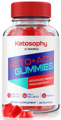 NutraRize Ketosophy ACV Keto Gummies Advanced Weight Loss, Apple Cider Vinegar Multi Supplement, Vitamin Folic Acid 60 Gummies