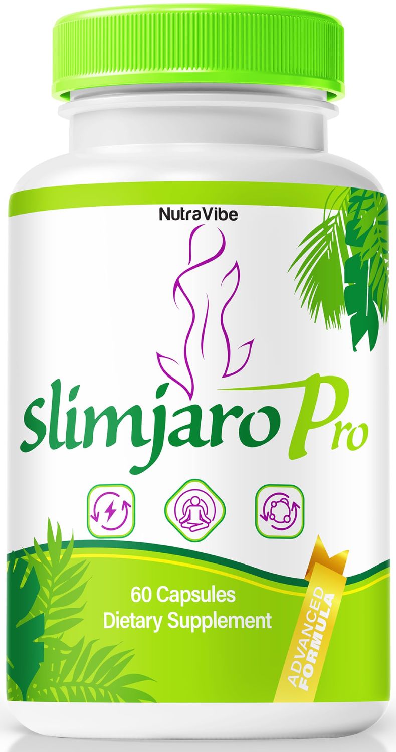Slimjaro Pro Pills, Official Slim Jaro Pro Capsules, Premium Ingredients to Support Overall Health, Fitness Well-Being, All-Natural Slim Jarrow Pro Pastillas Review 60 Capsules