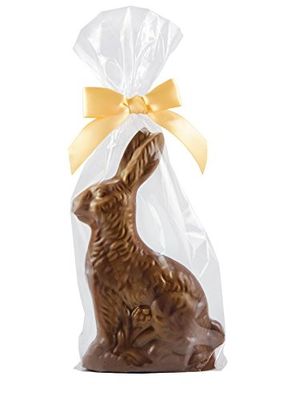 Pops Trading Company Belgian Solid Milk Chocolate 7 Sitting Easter Bunny 12oz